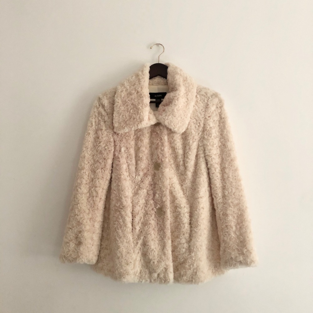 Vintage Alfani Faux Fur Coat